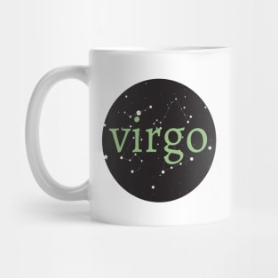 Virgo Zodiac Sign Star Circle Mug